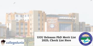 UOU Releases PhD Merit List 2025; Check List Here
